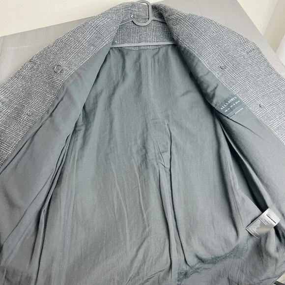 Allsaints Nala Porto Double Breasted Womens Pea Coat
